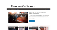Desktop Screenshot of eamonnmallie.com