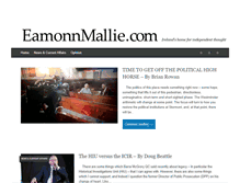 Tablet Screenshot of eamonnmallie.com